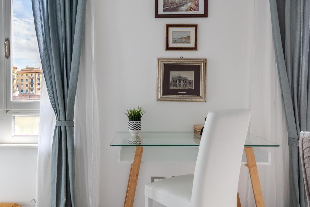 Lungarno Elegant Apartment With Panoramic Balcony Пиза Екстериор снимка